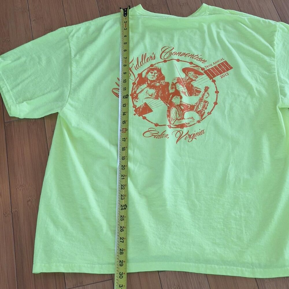 Fiddlers Convention 2XL Delta-pro-weight T-shirt Unisex - Picture 8 of 8
